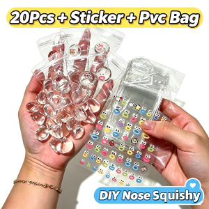 ZXZ | 10/20/30Pcs Mini DIY Squishies Expression Squeeze Fidget Toy Emotion Fidget Poppers Sensory Fidget Toys Cute Desk Accessory Gift