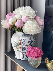 Vase Sứ Xương Trang Trí Phòng Khách Đài Loan Phong Cách Trung Hoa Và Phương Tây Trang Trí Nhà Quà Tặng Cho Bạn Bè