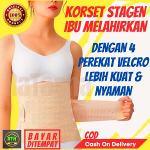 Promo Korset Gurita Stagen Ibu Melahirkan Pelangsing Perut dengan 4 Perekat Velcro