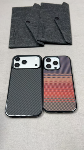 KOMII·Aramid Fiber Carbon Fiber Phone Case for iPhone 17 Air 16 15 14 13 17e 18 Pro Max Magnetic Case