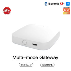 MOES Tuya ZigBee Wireless Gateway Hub Wired Multi-mode Bridge Bluetooth Remote Controller Mesh Smart Life APP Alexa Google Home