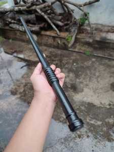Tongkat komando Terbaru Kayu Galih Kelor Hitam Kualitas Premium