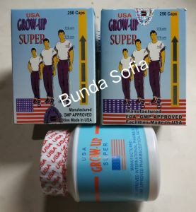 Grow Up Super Asli Usa 250 Kapsul - Obat Peninggi Badan Original Ampuh