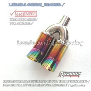 Knalpot Mobil Racing 5Zigen Cabang Pelangi Brio Yaris Swift Agya Jazz Ayla City Vios Civic Genio Sigra Dll