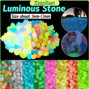 C.N 3-13mm Luminous Sand Stone Glow In Dark Home Pebbles Stone Path Outdoor Yard Fish Tank Decorations