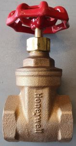 Honeywell Gate Valve 1" Bronze DN25 PN16