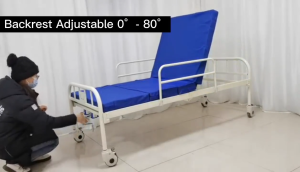 [Same Day Delivery] Hospital Bed 2 Function Manual (M16) + Mattress + Ripple Mattress