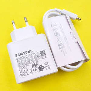 Samsung | Samsung 45w EU/US/UK Charger PD3.0 Super Fast Charge Adapter 1M Type C Cable For Galaxy S24 S25 FE Note20 Ultra Z Flip Fold 6 5