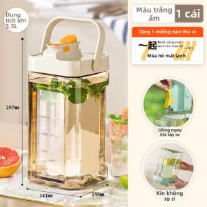 DIHUANTUO | Bình Nước Di Động Dung Lượng Lớn Có Vòi Cho Mùa Hè Ngoài Trời