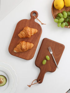 Whole Wood Ebony Baby Complementary Food Chopping Board Cut Fruit Mini Small Cutting Board Solid Wood For Home Bread Steak Chopping Board
