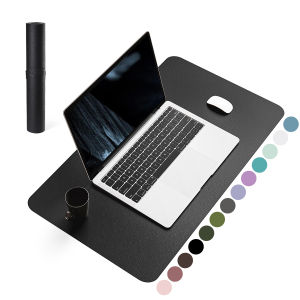 Pu Leather Office Desk Pad Waterproof Laptop Computer Desk Keyboard Mat Large Mouse Pad for Office/Work/Home/Decor 60X30CM