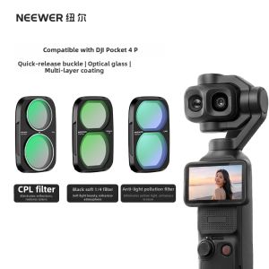 Neewer | Magnetic Filters for DJI Pocket 4P 4 3 CLPL UV Neutral Density Star Mist Wide Angle