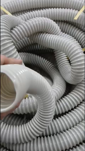 BÁN LẺ THEO MÉT: ỐNG HÚT BỤI GÂN NHỰA PHI 60 MM. DÙNG HÚT BỤI HÚT MÙI THÔNG GIÓ