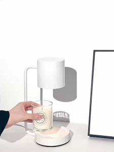 【COD】Candle Warmer Lamp Melting Candle lamp Aromatherapy Lamp with 2 Free Bulb gift box Safety and Environmental Protection LED Candle Warmer Lamp Light Electric Dimmable