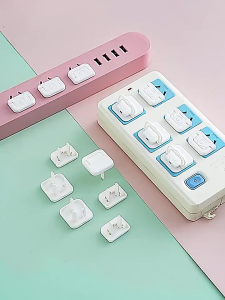 Child Safety Socket Covers 10pcs | Baby Electric Shock Proof Plug Protector Caps for Home Electrical Outlet Safety