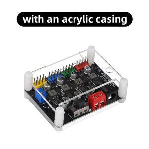 DC-DC Conversion Module DC6V-30V to DC0.9V-29.6V Adjustable Output DCP3512 Four-Way Power Module Power Switch