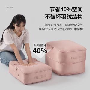 Easy Compressing Quilt Storage Bag Dustproof down Jacket Cotton Quilt Organizer Bag Rectangular Shape Home Dustproof Tools