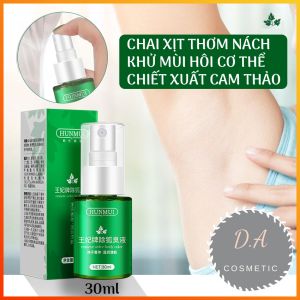 [CHIẾT XUẤT THẢO DƯỢC] Xịt Khử Mùi Hôi Nách HUNMUI Chiết Xuất Thảo Dược Chai 30ml - Loại Bỏ Mùi Hôi Nách Điều Tiết Tuyến Mồ Hồi Ngăn Ngừa Mùi Hôi Cơ Thể Giảm Thâm Vùng Nách