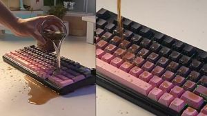 IP98 Wired Silent Keyboard 98 Key Mechanical Keyboard IPX8 Waterproof Keyboard RGB Light Ergonomic Film Office Gaming Keyboard