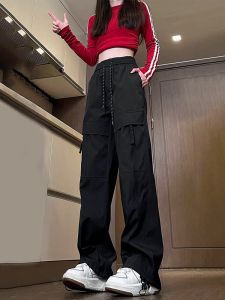 กางเกงทำงานผู้หญิงสไตล์อเมริกัน กางเกงขายาวฤดูใบไม้ผลิและฤดูใบไม้ร่วง กางเกงขายาวป้องกันน้ำสำหรับเดินป่ากลางแจ้ง กางเกงขายาวแบบซิป