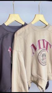 MIT CROOPE SWEATER WANITA KOREAN STYLE ATASAN CROP TOP fleece lembut