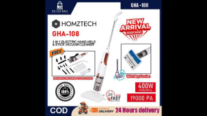 Homztech GHA-108 Vacuum Cleaner 19000Pa Powerful Suction 400W Lightweight Pembersih Vakum Rumah