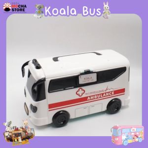 🐨🐻‍❄️ชุดรถบ้านหมีโคล่า เฟอร์นิเจอร์บ้านตูกตากระต่ายตูกตาสีลวาเนียน ของเล่นเจ้าหญิง ของเล่นเด็ก - Koala Town Doll House Set Mini Bus