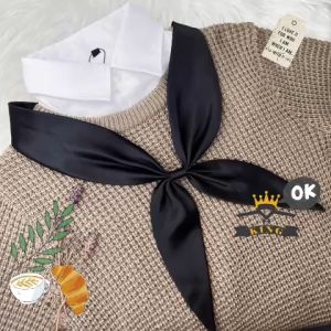 Nơ bướm đeo cổ nữ KING caravat đồng phục học sinh công sở vải phi bóng cao cấp giá rẻ X011