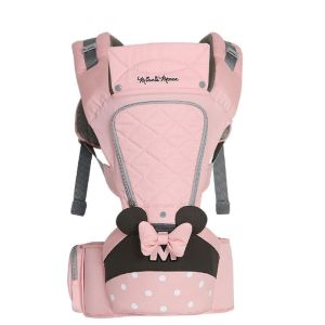 Disney 0-36 Tháng Con Tàu Sân Bay Sling Đa Chức Năng Ergonomic Kangaroo Con Tàu Sân Bay Hipseat Mẹ Chuyến Đi Bé Sling Có Thể Chịu 20Kg