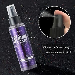Xịt Nhũ Lấp Lánh Shining Star Purple Glitter 100ml Công Thức Dưỡng Ẩm Nhẹ Dịu Phù Hợp Với Mọi Loại Tóc Dùng Được Cho Tóc Và Toàn Thân.