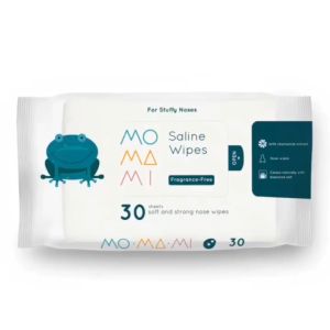 MOMAMI Saline Wipes 30 Sheets / Tisu Garam Baby Tissue Basah Bayi Anti Flu Pilek Hidung Tersumbat Mengencerkan Lendir
