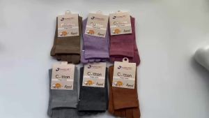 Tất Yoga Nữ Năm Ngón Chống Trơn Trượt Cotton Nén Chắc Chắn Pilates Thể Dục Harajuku Thể Thao Ngón Chân Ngắn Ống Giữa Tất
