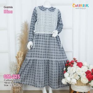 Gamis Anak Cantik Hiza  tanpa Jilbab by Cutetrik
