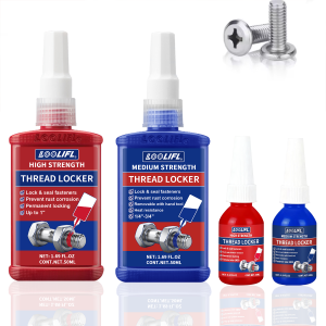 LOOLIFL 243-271 Medium to High Strength Thread Locking Agent Thread Adhesive Waterproof Corrosion-Resistant And Highly Stable