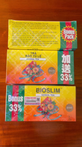 Trà Bảo Tú Lệ Bioslim Hộp 40 túi lọc (chính hãng date mới) - 0399 540 601