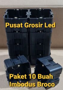 Paket isi 10 pcs Imbodus Broco Hitam / Mangkok Listrik Broco