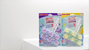 【✅SG Stock】Toilet Bowl Cleaner 5-in-1 Hanging Hyperclean Toilet Rim BlocksFresh Fragrance Up To 8 Weeks