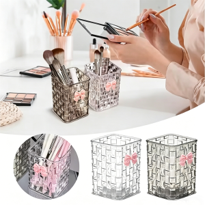 Klar acryl make-upborstelopbergingsdoos bureau make-uporganizer lipglossopbergingsstand nagellakuitstelkast juwelenkist