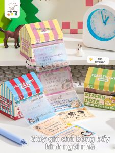 KABAXIONG | Glossy Tear-Off Notepad High Attractiveness Adhesive