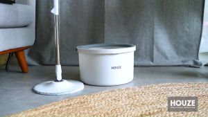 HOUZE - Spin Mop With Clean Dual Bucket System - Round | Square