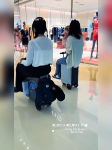 LEGWING Rideable Electric Luggage Scooter | Electric Suitcase | 25L Capacity | TSA Lock | 120kg Support | 13km/h Speed