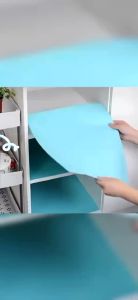 KMH Antibacterial Refrigerator Mat Antifouling Mildew Moisture Absorption Drawer Pad EVA Tailorable Non-Slip Fridge Mat