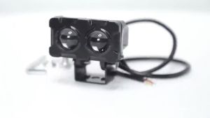 Lampu Tembak LED Motor 2 Mata Super Terang Warna Putih Kuning Untuk Mobil Dan Motor SQL Laser