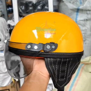 HELM ANAK RETRO USIA 1-5  TAHUN PREMIUM CAT GLOSY kaca riben