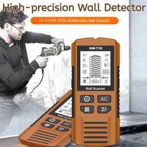 Stud Finder Multifunctional Wall Detector LCD Display Voltage Live Wire Detector