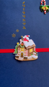 Midori Christmas PC Envelope - Candy House B