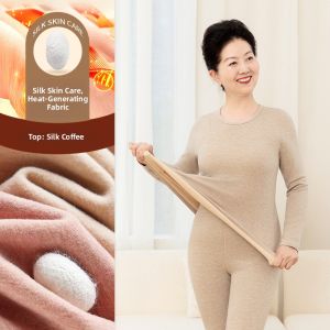Wool and Silk Thermal Underwear Set