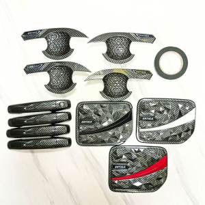 Paket Outer Handle Tank Cover Bensin Mobil Ertiga Lama 2012-2017 Carbon