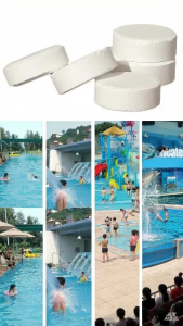 200 Pcs Chlorine Tablets Multifunction Instant Disinfection for Swimming Pool Tub Spa Swimming Pool Disinfection Chlorine Tablets Swimming Pool Instant Tablets CBS-PH