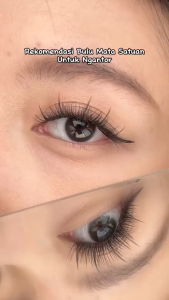 MAGEFY Tanpa Lem Bulu Mata Palsu Eyelash Extention 3D Natural False Eyelashes Trilogi Douyin Bulu Mata